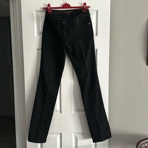 Louis Vuitton Black Denim Jeans Womans size 42 Italy USA size 10